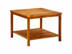 Table basse 60x60x45 cm bois d'acacia solide