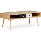 Table basse en bois - Design scandinave - Miua Bois naturel - Bois de pin, Particules de bois - Bois naturel