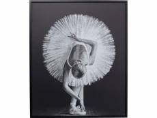 "tableau frame danseuse ballerine penchée 100x120cm"