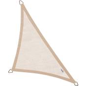 Voile d'ombrage triangulaire Coolfit sable 5 x 5 x