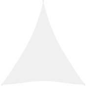 Voile d'ombrage Voile de parasol - Toile d'ombrage Tissu Oxford triangulaire 3x4x4 m Blanc BV620436