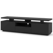 Bim Furniture - Meuble tv adam 180 cm noir mat