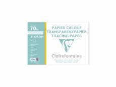 Clairefontaine - papier calque - 21 x 29,7 - 12 feuilles - 70/75g CLA3329680968521