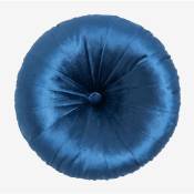 Coussin rond en velours (Ø38 cm) Kumba Sklum Bleu - Bleu