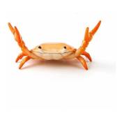 Ensoleille - Creative mignon crabe porte-stylo haltérophilie crabe porte-stylo support support de rangement cadeau papeterie(orange)