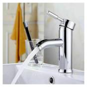 Expérience luxueuse avec ce robinet de salle de bain blanc - Haute qualité, adapté pour les diamètres de 32 mm à 42 mm