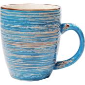 Mugs Swirl Blue set de 4 Kare Design