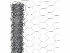 Nature clôture de jardin fil métallique maille de poules gris 6050218 419769