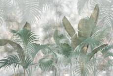 Papier Peint panoramique sur intissé Paillettes Tropicales