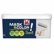 Peinture de rénovation multi-supports V33 Mask & color argile mat 2 5L