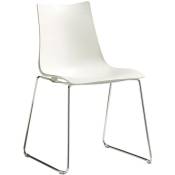 Scab Design - Lot de 2 chaises Zebra avec pied luge