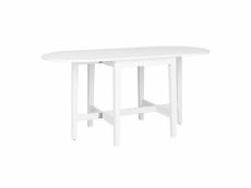 Steens table pliante - table de salle à manger 166 cm venice blanc EYFU416-WH