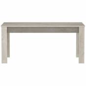 Table à Manger Extensible 8/10 Personnes L170-230 cm - Antibes Chene champagne/beton beige - Calicosy