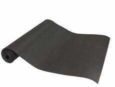 Tapis de yoga - noir - mousse - facile à transporter - antidérapant - 173 x 61cm - noir - 0,6 cm d'épaisseur - tapis de sport - sports - tapis de fitn