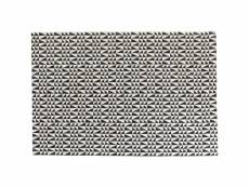 "tapis zigzag 240x170cm noir et blanc"