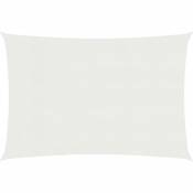 Voile d'ombrage 160 g/m² Blanc 2x4,5 m PEHD - Inlife