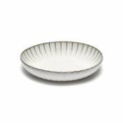 Assiette creuse Inku / Large - Ø 23 cm - Serax blanc en céramique