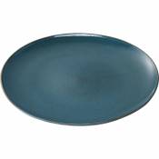 Assiette plate porcelaine bleue Ø 260 mm