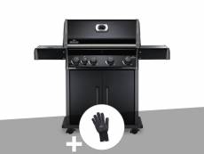 Barbecue à gaz napoleon rogue 525 sb noir + gant résistant à la chaleur