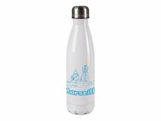 Bouteille isotherme en inox 750 ml - marseille by cbkreation