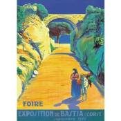 Corse - Affiche ancienne de Foire de Bastia