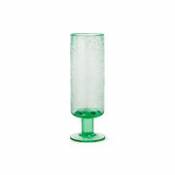 Flûte à champagne Oli / Verre recyclé - H 16,8 cm - Ferm Living vert en verre