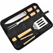 Groofoo - Ustensiles Barbecue,4 pcs Ensemble doutils