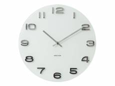 Horloge ronde vintage blanc - karlsson KA4402