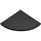 Modularredo - tagère d'angle salon chambre design moderne Angolo Couleur: Noir - Dimensions de l'étagère: 25 x 25 x 1,8 cm