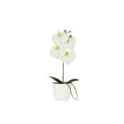 Orchidée artificielle blanche 35cm