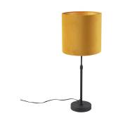 Parte - Lampe de table avec Abat-Jour - 1 lumière - ø 250 mm - Jaune - Rustique - éclairage intérieur - Salon i Chambre i Cuisine i Salle à manger