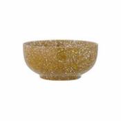 Saladier Carmel / Céramique - Ø 21 x H 10 cm - Bloomingville jaune en céramique