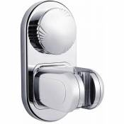 Support de support de douche à ventouse sans poinçon de salle de bain Support de base de pommeau de douche réglable Accessoires de douche