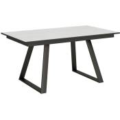 Table extensible 90x160/220 cm Bernadette Frêne Blanc