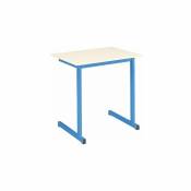 Table scolaire individuelle bleue - Maxiburo - Bleu