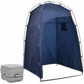 Toilette de camping Toilette Chimique - wc à poser avec tente 10+10 l BV624800