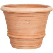 Vase lisse en terre cuite 40X30 cm Jardinière de jardin