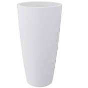Vase rond style DIAM.38XH.85CM blanc