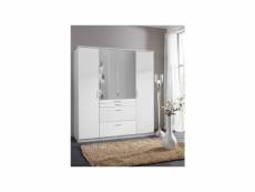Aachen armoire de chambre - contemporain - décor blanc - l 180 cm WIMT12619