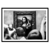 Affiche 50x70 cm et cadre noir - Mona Fed up - Alexandre