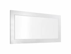 Bergen - miroir rectangulaire l160cm coloris blanc