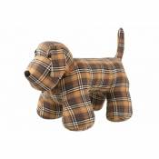 Cale-porte chien en textile marron 72x35x48 cm - Marron