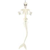 DéCorations ExtéRieures D'Halloween de Squelette de SirèNe, Squelette Effrayant D'Halloween pour HantéE de CimetièRe