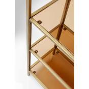 Étagère Loft 100x115cm dorée Kare Design