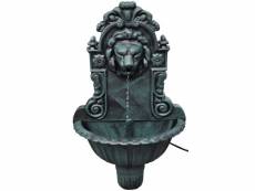 Fontaine murale design de tête de lion