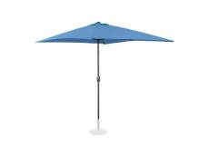 Grand parasol de jardin rectangulaire 200 x 300 cm bleu helloshop26 14_0007571
