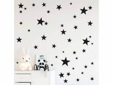 Homemania sticker stars - noir -24 x 0,15 x 29 cm