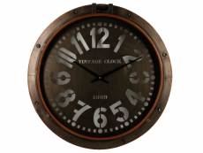 Horloge en métal hublot broc edition - atmosphera