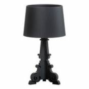 Lampe de table Bourgie / Version mate - H 68 à 78 cm - Kartell noir en plastique