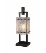 Lampe de table Flow 1 Ampoule Noir mat 46 Cm